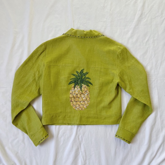 Kelly and Diane Sequin Pineapple Jacket - Picture 6 of 12